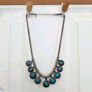 Turquoise Beads Collar Necklace